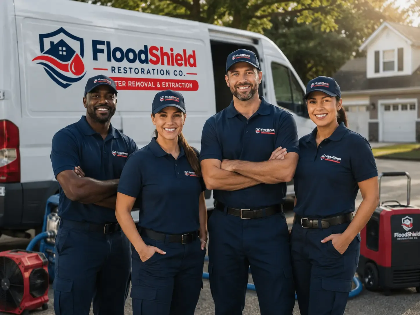 Flood Damage Restoration company in Magnetic Springs, OH